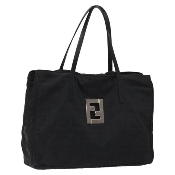 FENDI Zucca Canvas Hand Bag Black - Picture 1 of 13